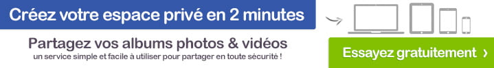 Créez votre espace privé en moins de 2 minutes !