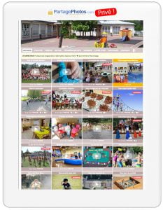 Partage photos pour accueil collectif de mineurs